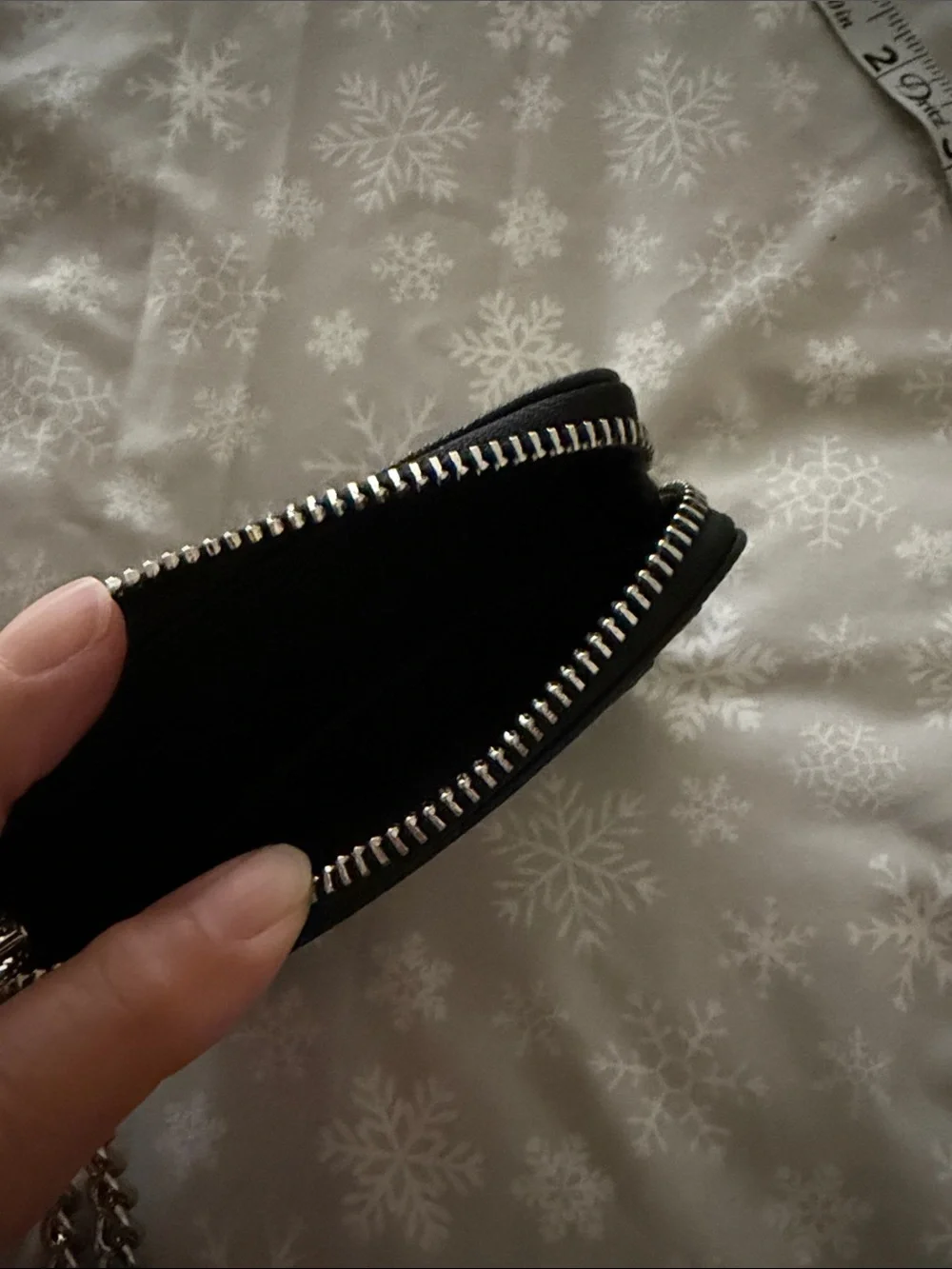 Michael Kors Black Chain Wristlet Clutch